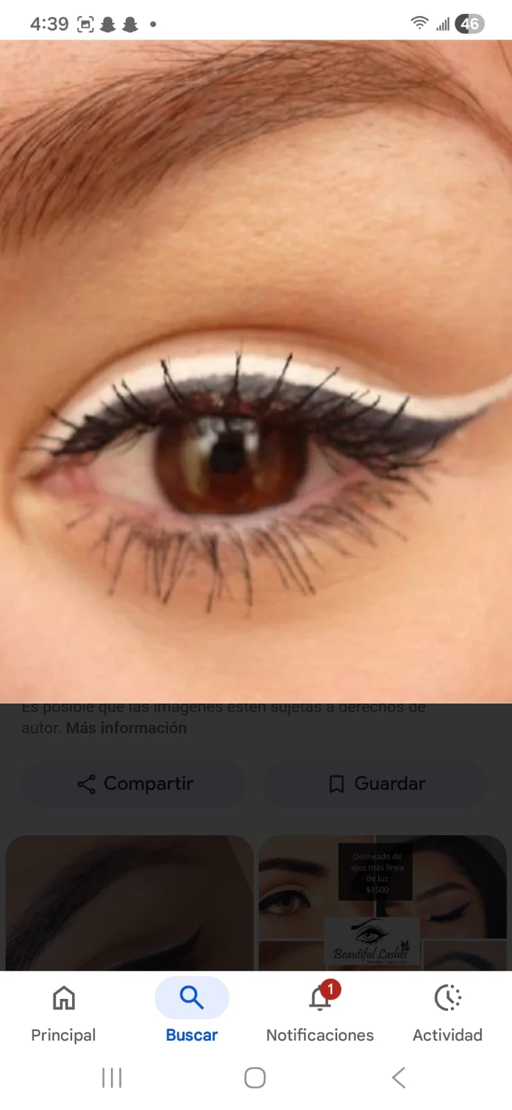 Sombreado en Línea de Ojos
